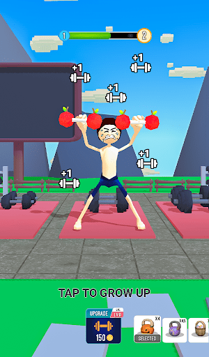 Gym Workout Clicker: Muscle Up_1
